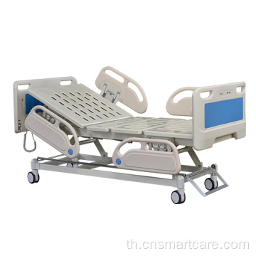 Casters แบบพกพา 3 ฟังก์ชั่นการปรับเตียงโรงพยาบาลแบบปรับได้